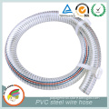 transparent pvc steel wire spiral reinforced hose